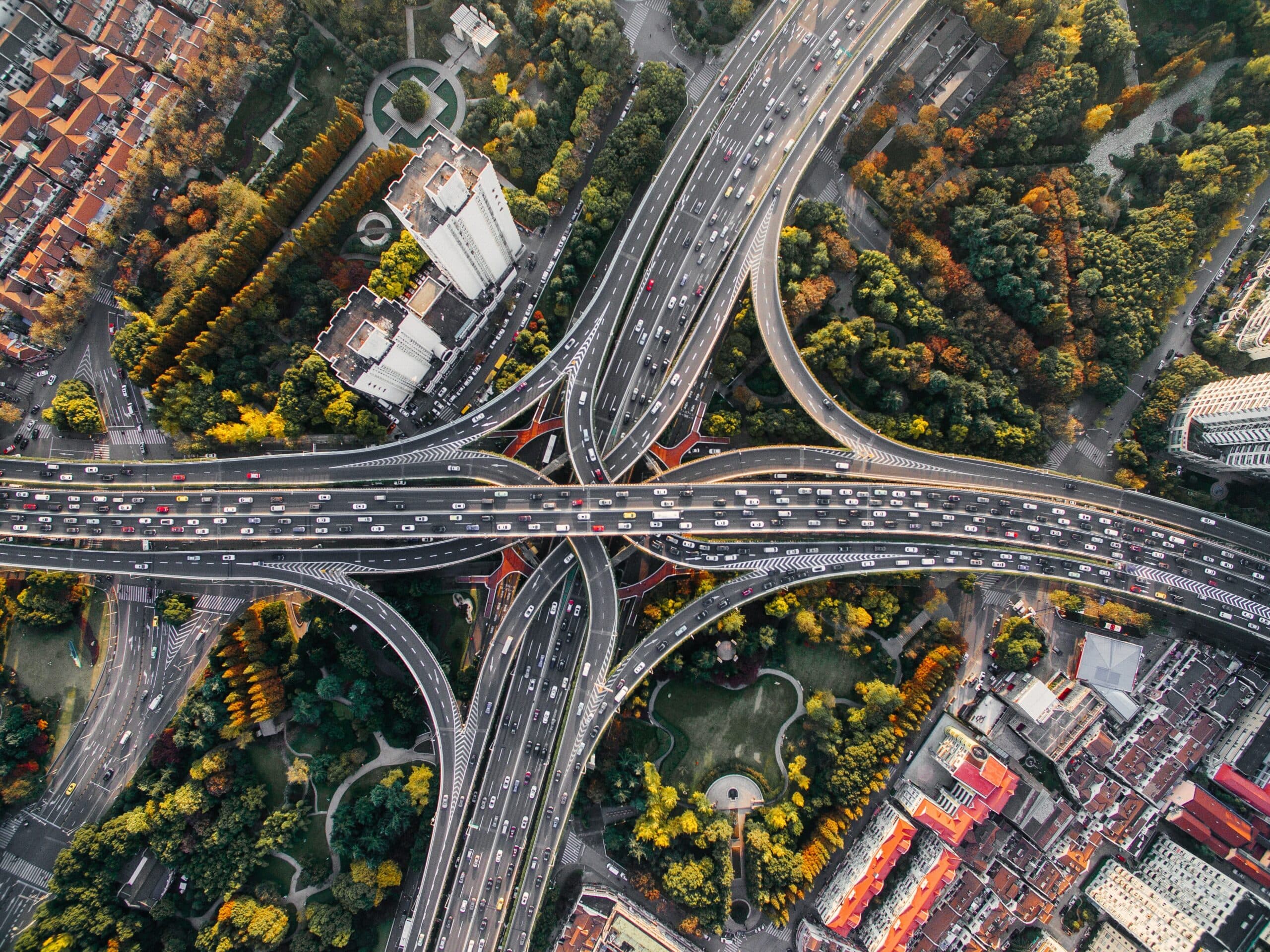 highway system from above