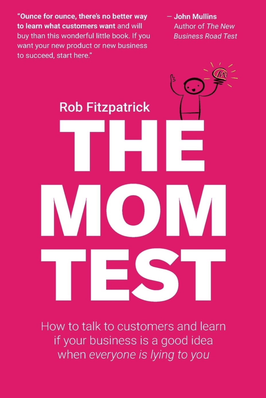 picture of the mom test book